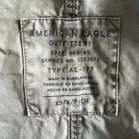 American Eagle Outfitters Military Cargo Jacket S/XS - Picture 10 of 11